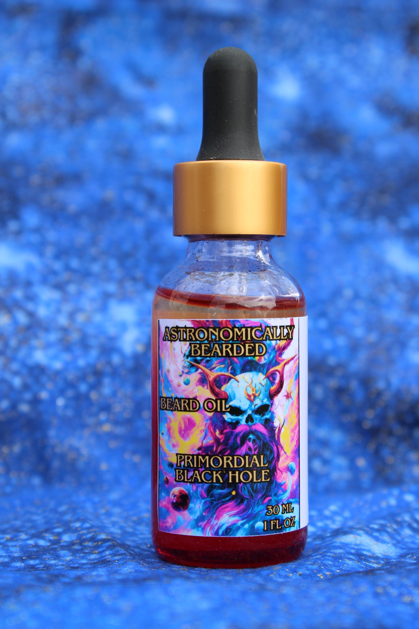 Primordial Black hole Beard Oil
